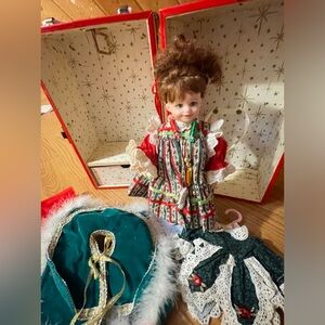 Originals international Doll in Vintage Red Doll Trunk